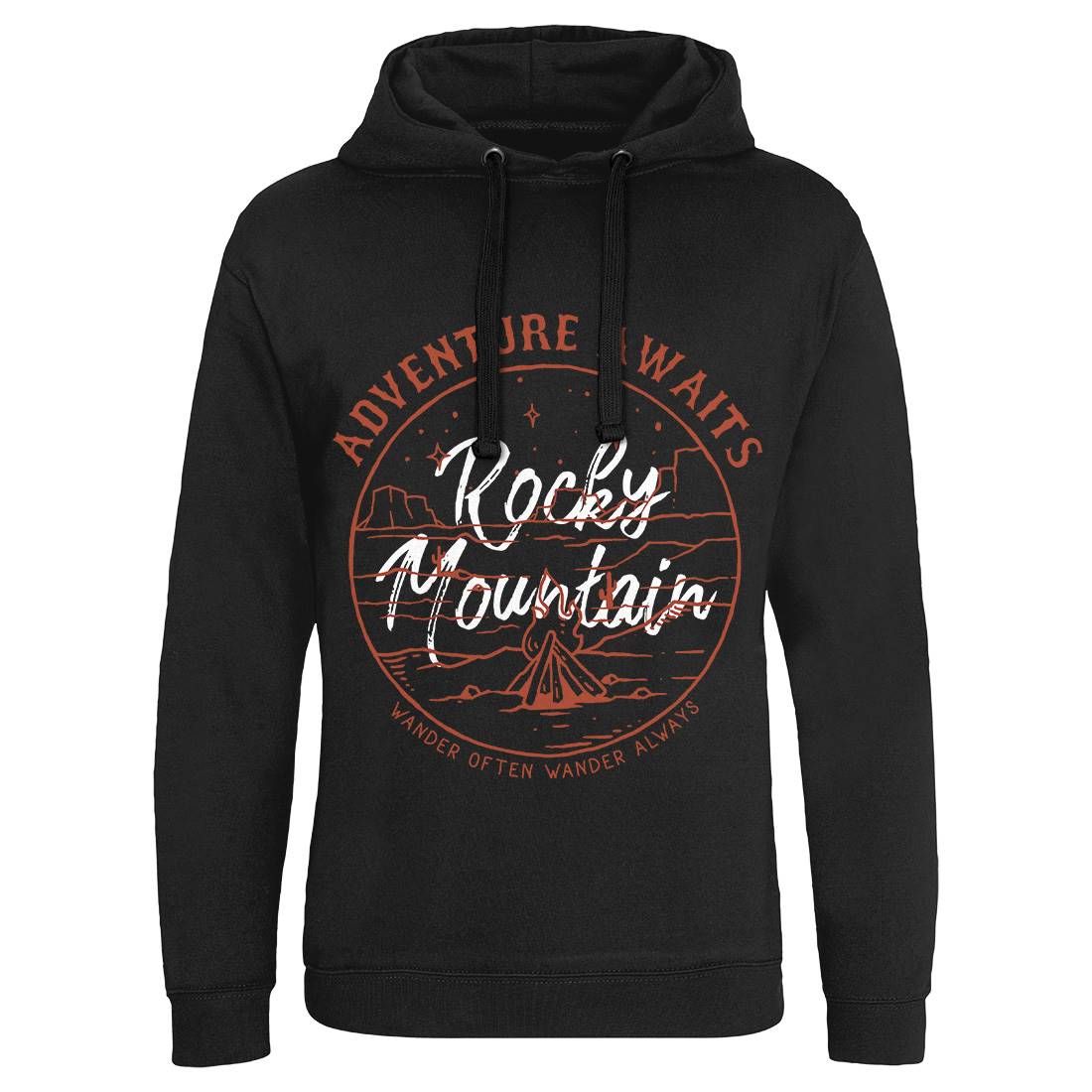 Desert Night Mens Hoodie Without Pocket Nature C723