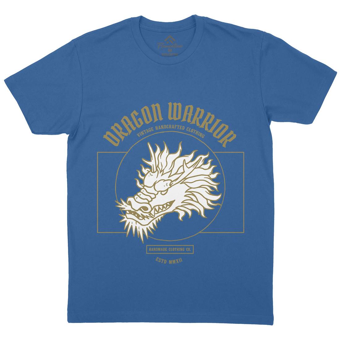 Dragon Mens Crew Neck T-Shirt Asian C726