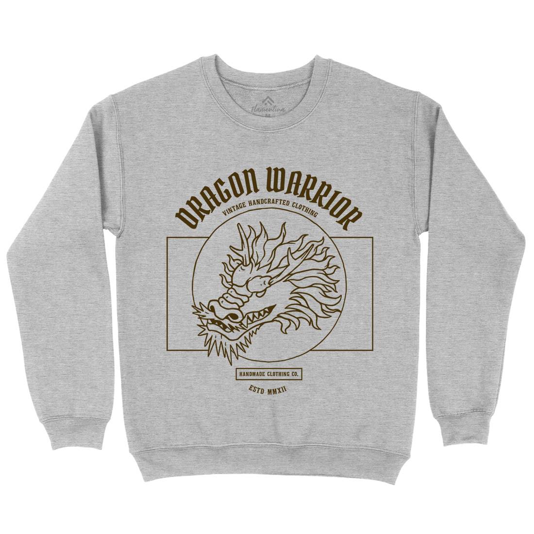 Dragon Mens Crew Neck Sweatshirt Asian C726