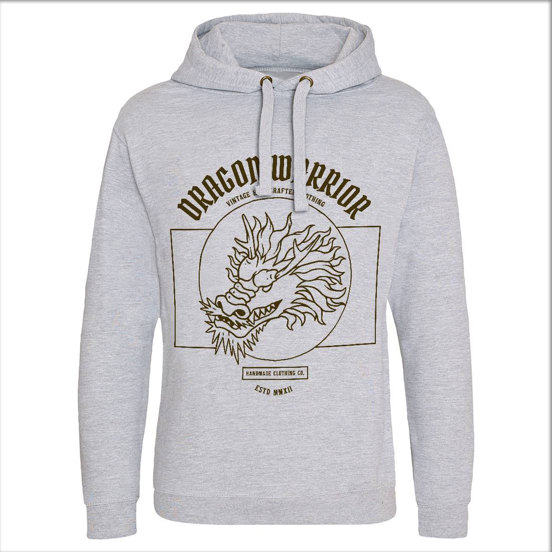 Dragon Mens Hoodie Without Pocket Asian C726