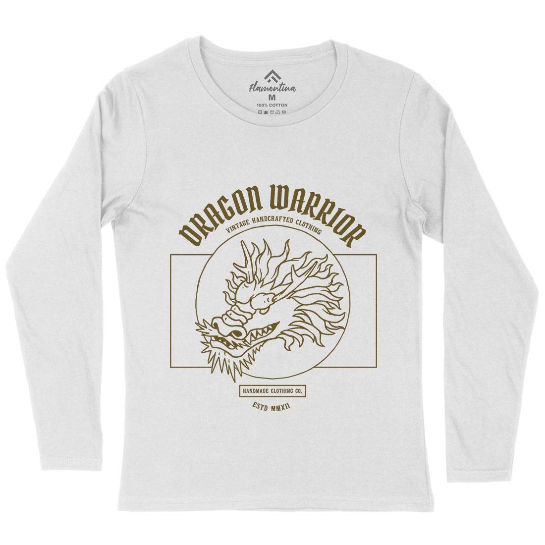 Dragon Womens Long Sleeve T-Shirt Asian C726