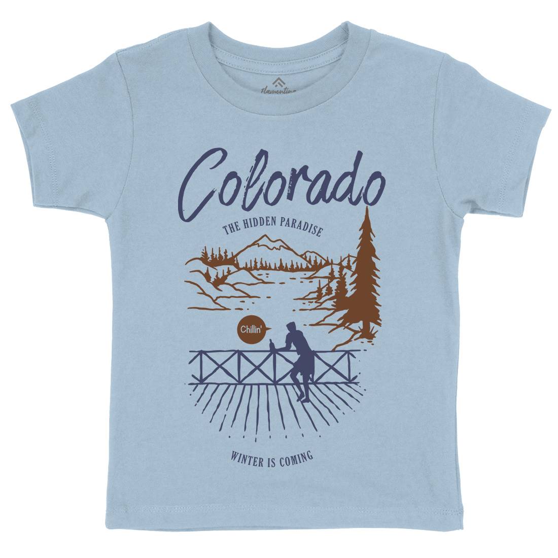 Hidden Paradise Kids Crew Neck T-Shirt Nature C732