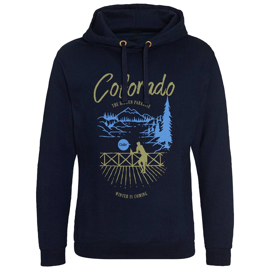 Hidden Paradise Mens Hoodie Without Pocket Nature C732