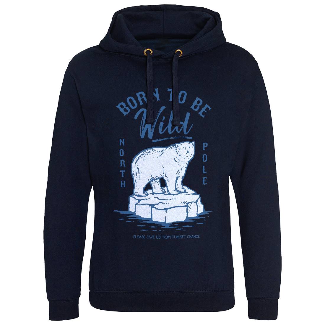 Ice Bear Mens Hoodie Without Pocket Animals C734