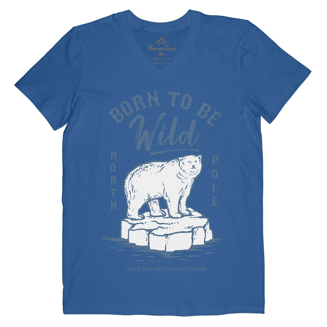 Ice Bear Mens V-Neck T-Shirt Animals C734