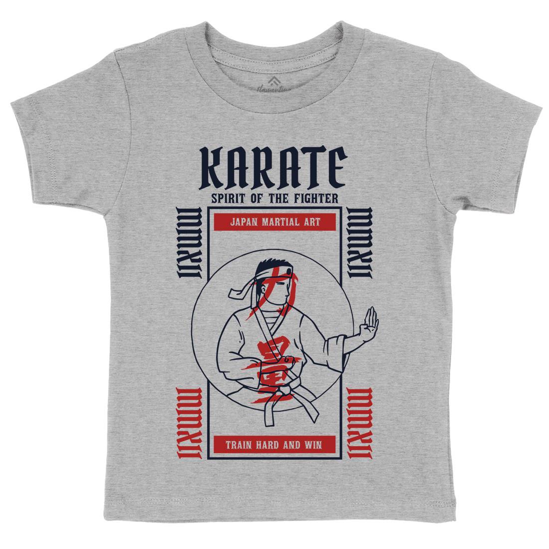 Karate Kids Crew Neck T-Shirt Sport C738