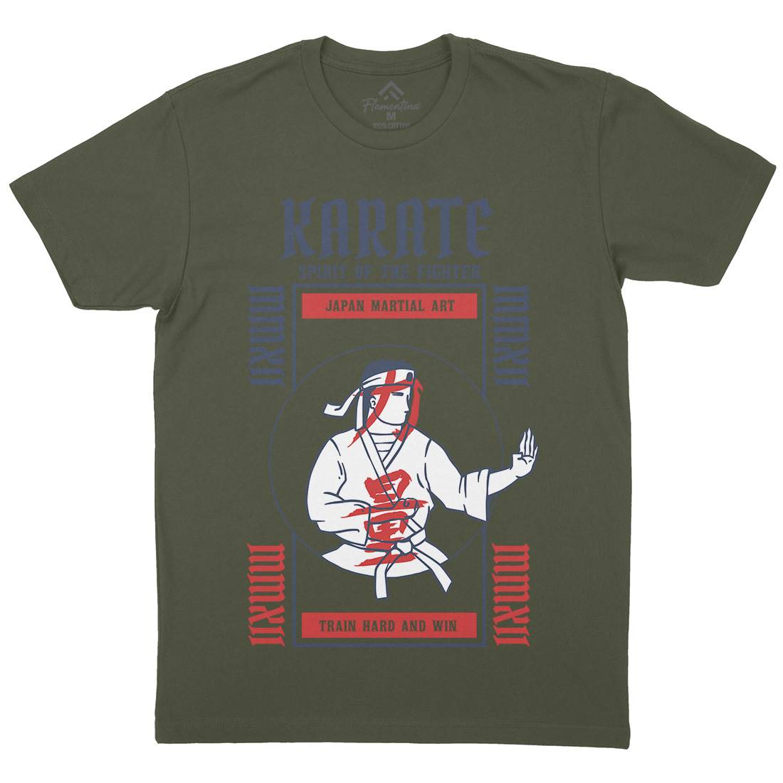 Karate Mens Crew Neck T-Shirt Sport C738