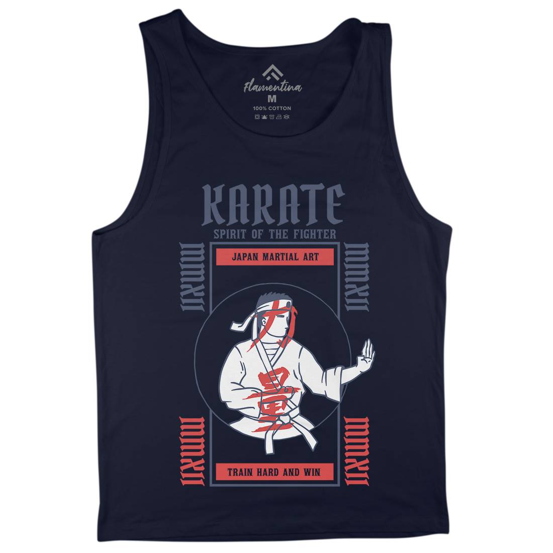 Karate Mens Tank Top Vest Sport C738