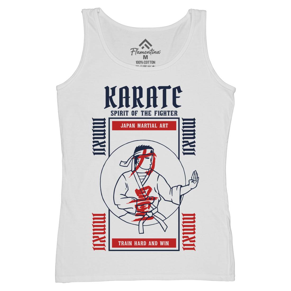 Karate Womens Organic Tank Top Vest Sport C738