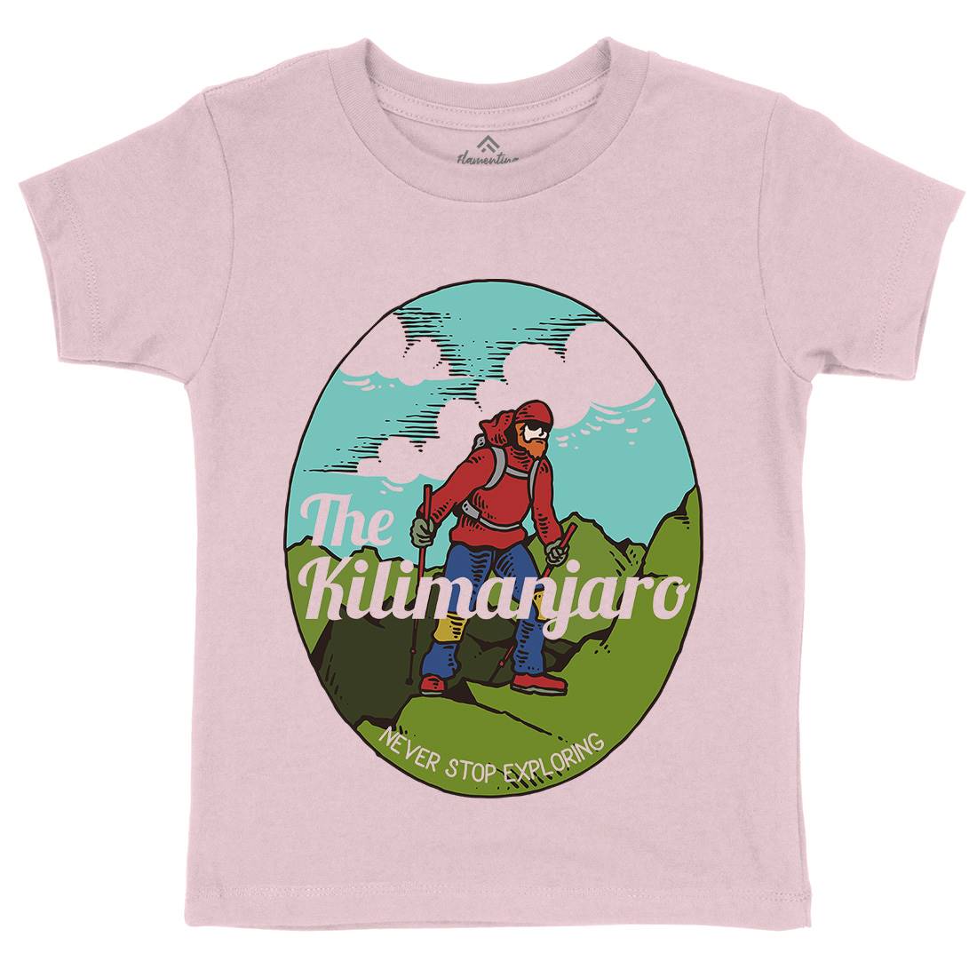 Kilimanjaro Kids Organic Crew Neck T-Shirt Nature C739