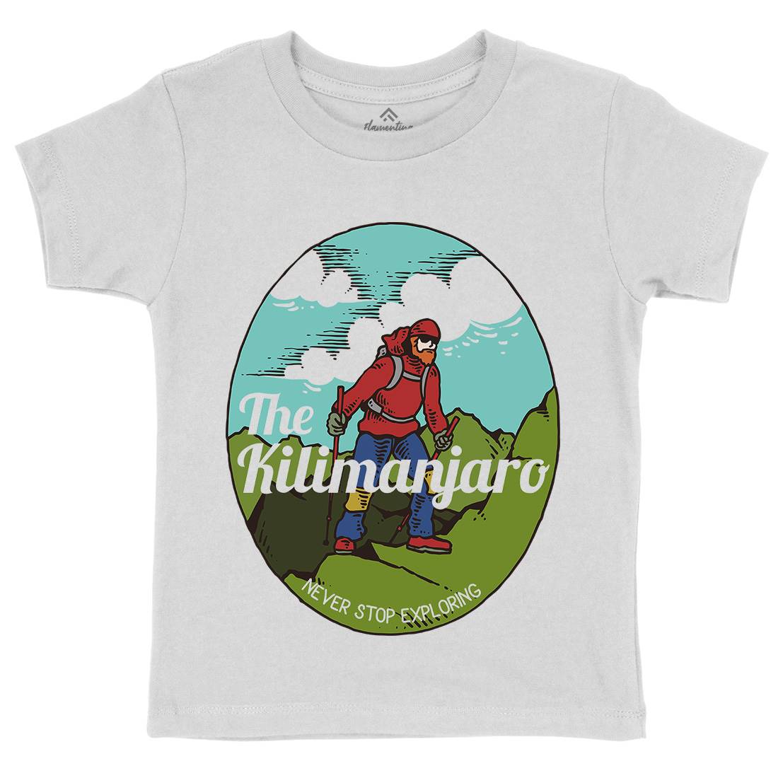 Kilimanjaro Kids Organic Crew Neck T-Shirt Nature C739
