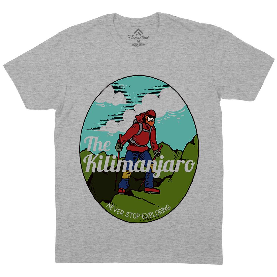 Kilimanjaro Mens Crew Neck T-Shirt Nature C739