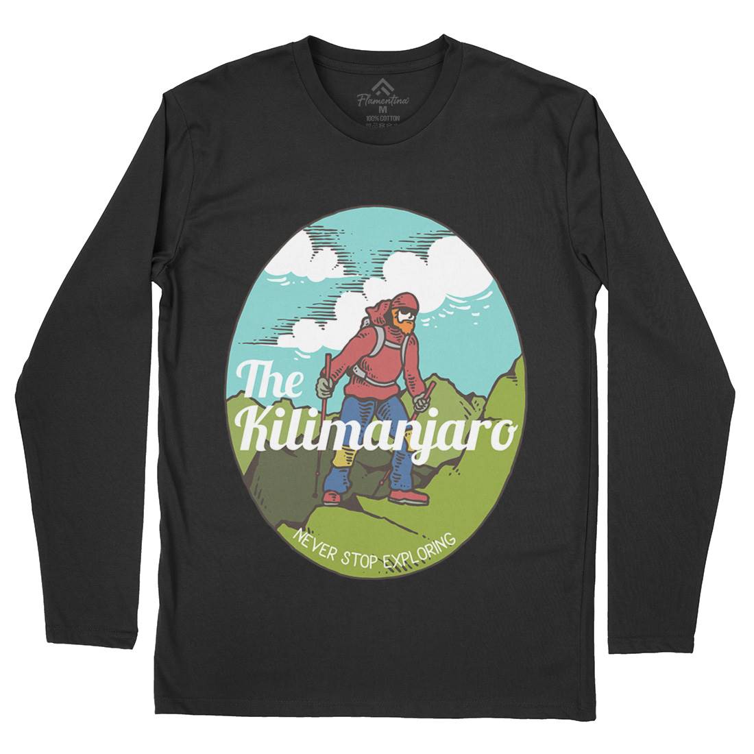 Kilimanjaro Mens Long Sleeve T-Shirt Nature C739