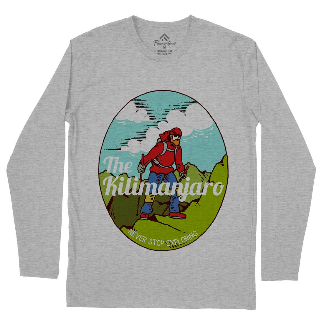 Kilimanjaro Mens Long Sleeve T-Shirt Nature C739