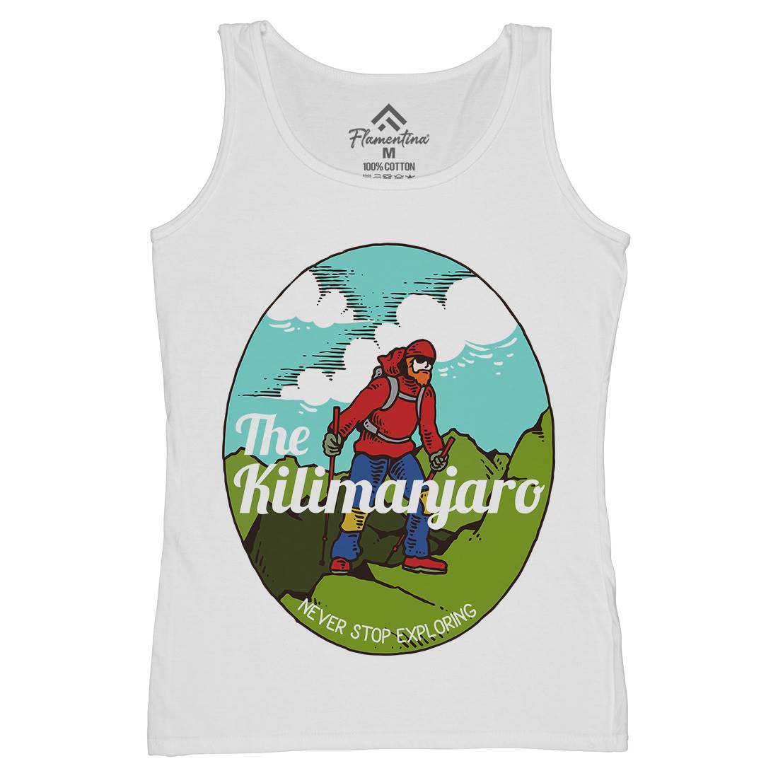 Kilimanjaro Womens Organic Tank Top Vest Nature C739
