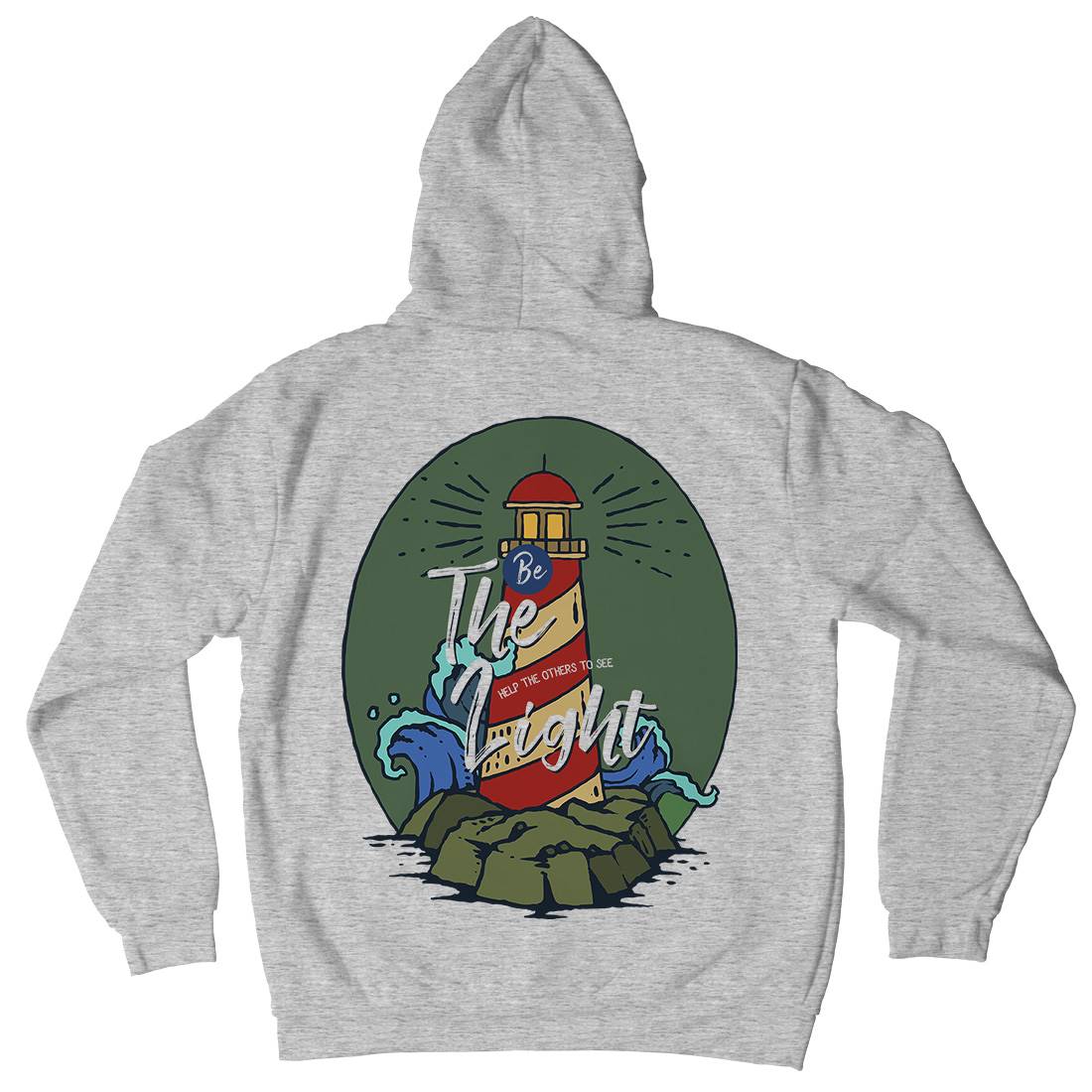 Light House Mens Hoodie With Pocket Navy C742
