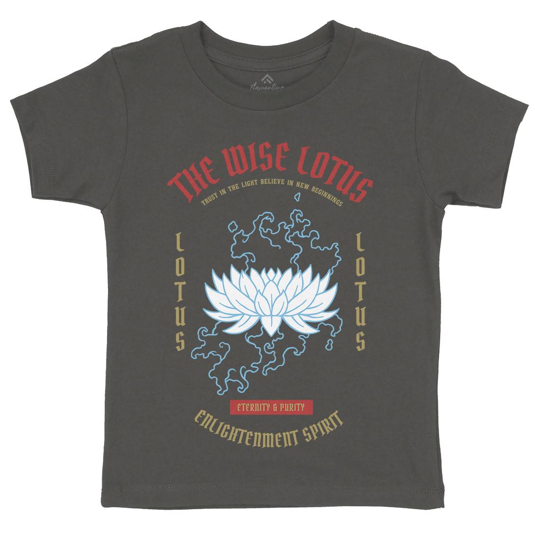 Lotus Kids Organic Crew Neck T-Shirt Asian C745