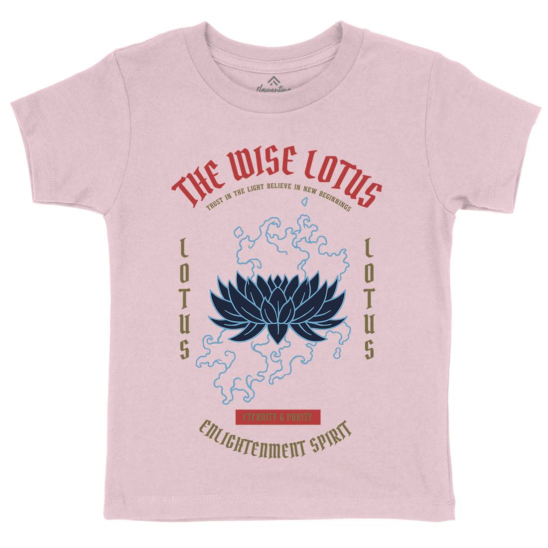 Lotus Kids Crew Neck T-Shirt Asian C745