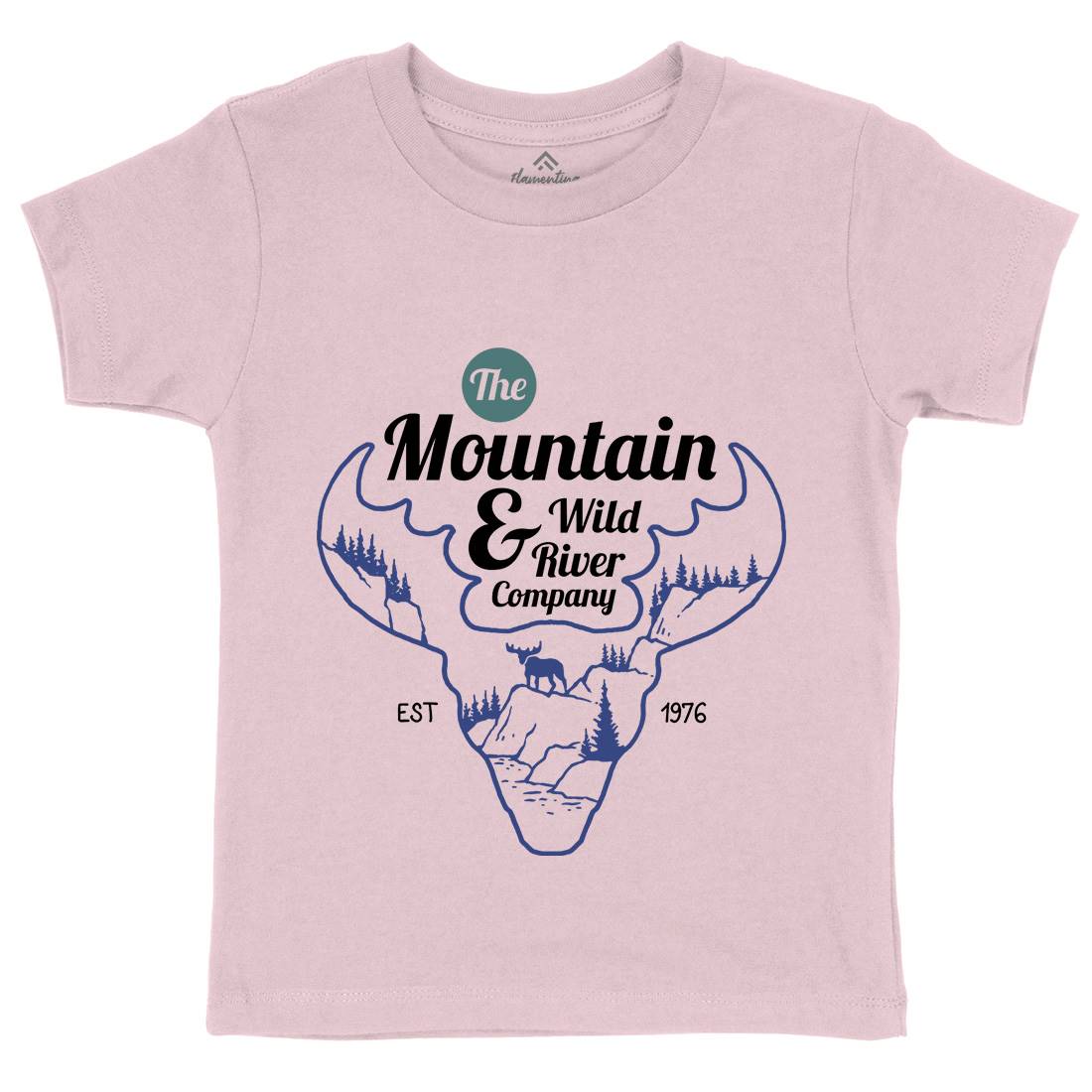 Moose Kids Crew Neck T-Shirt Animals C750