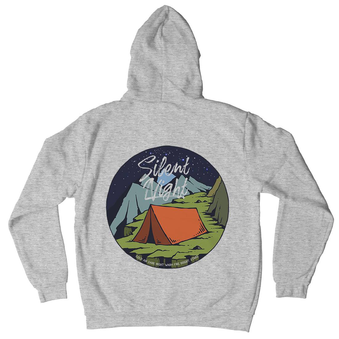 Night Camp Mens Hoodie With Pocket Nature C751