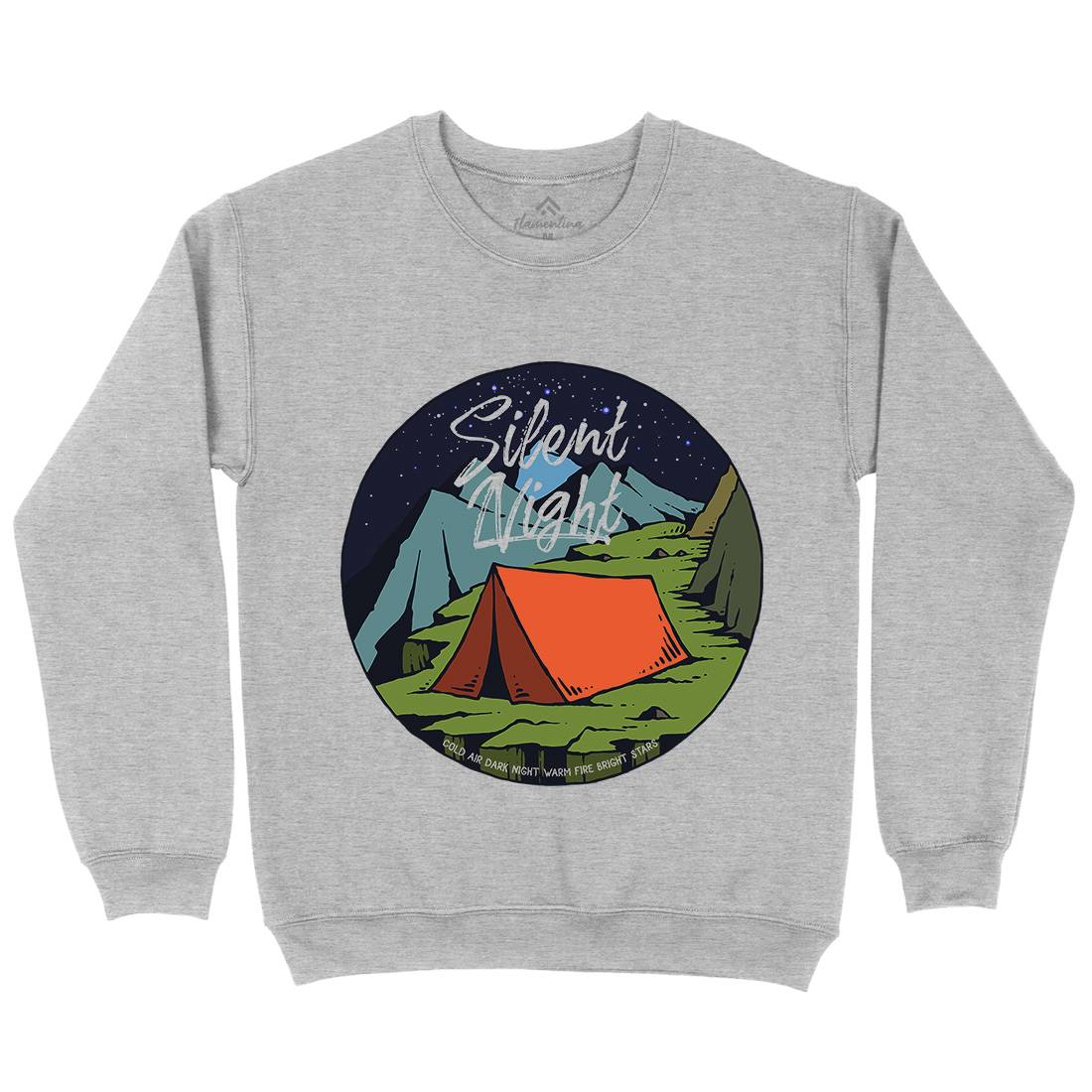 Night Camp Kids Crew Neck Sweatshirt Nature C751