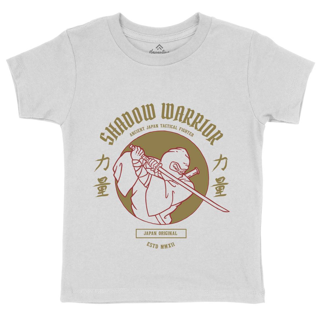 Ninja Kids Organic Crew Neck T-Shirt Warriors C752