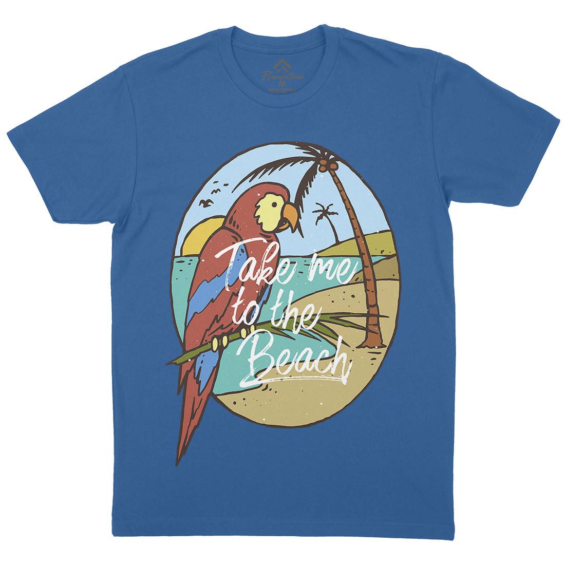 Paradise Bird Mens Crew Neck T-Shirt Nature C755