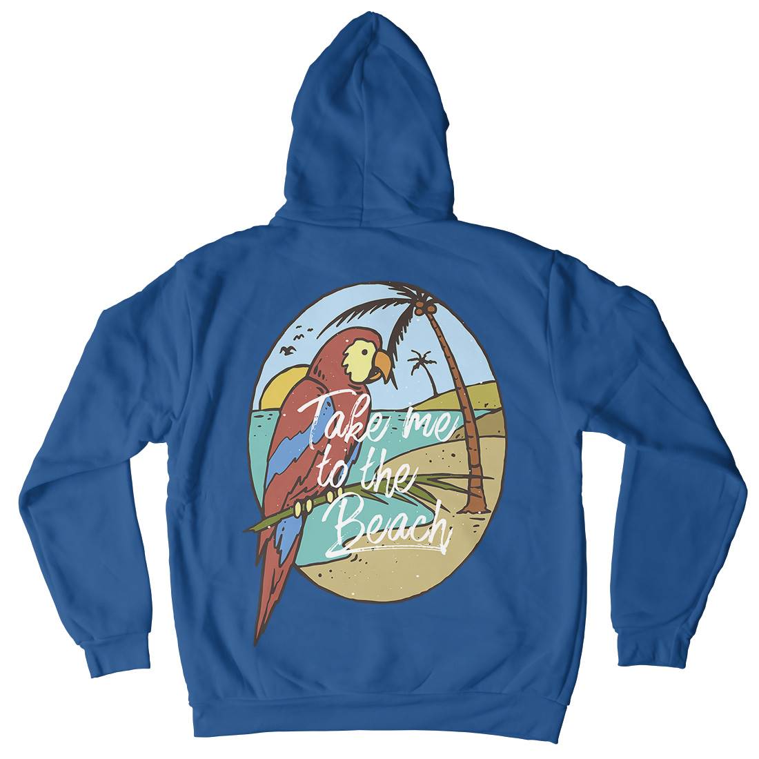 Paradise Bird Kids Crew Neck Hoodie Nature C755