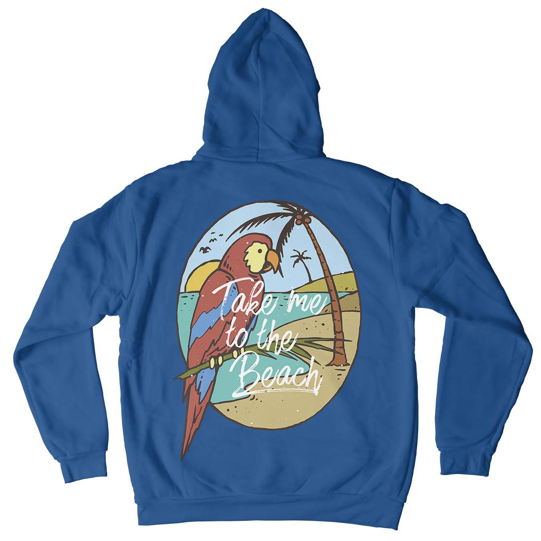 Paradise Bird Mens Hoodie With Pocket Nature C755