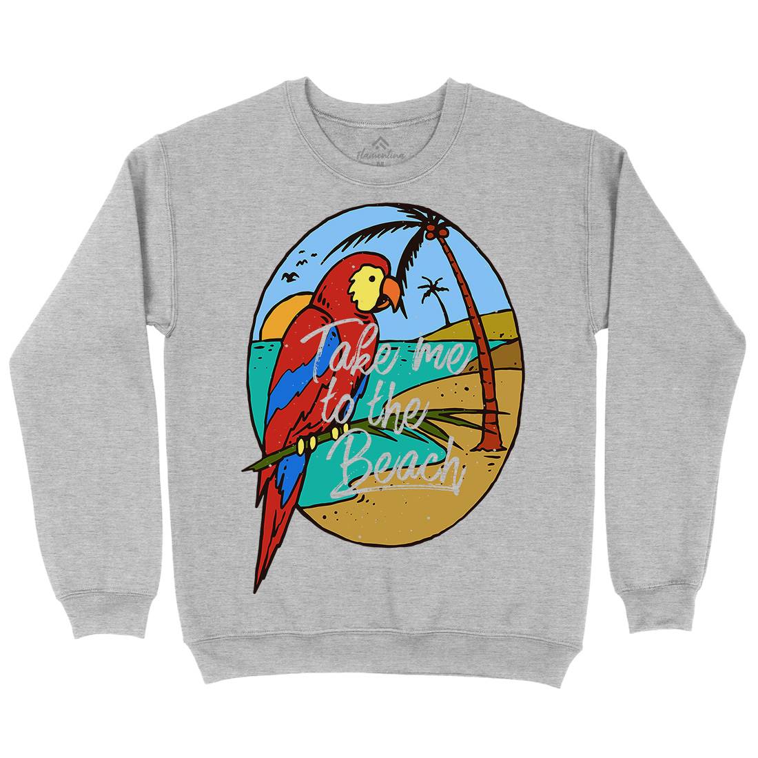 Paradise Bird Kids Crew Neck Sweatshirt Nature C755