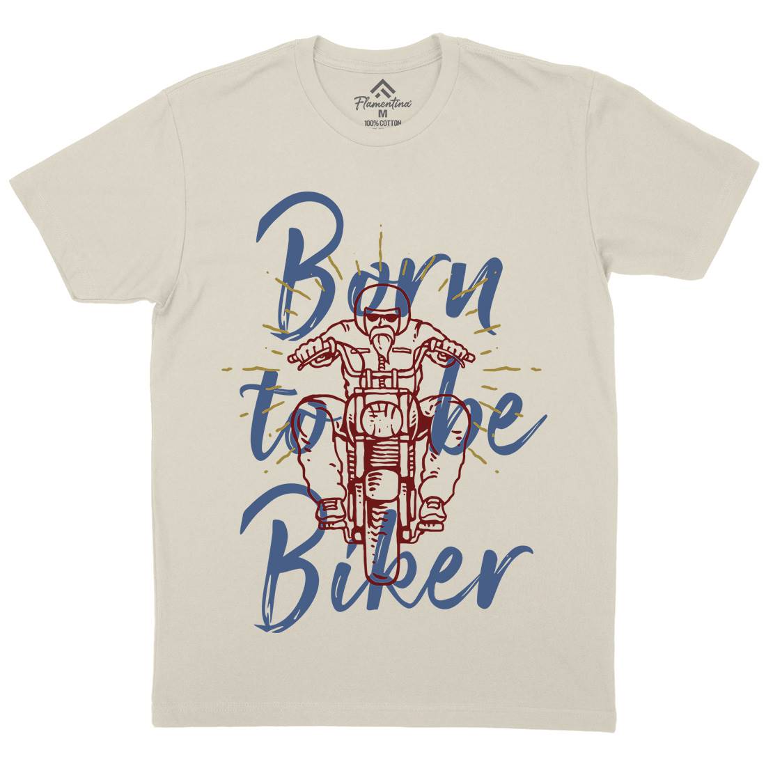 Ride Mens Organic Crew Neck T-Shirt Motorcycles C757