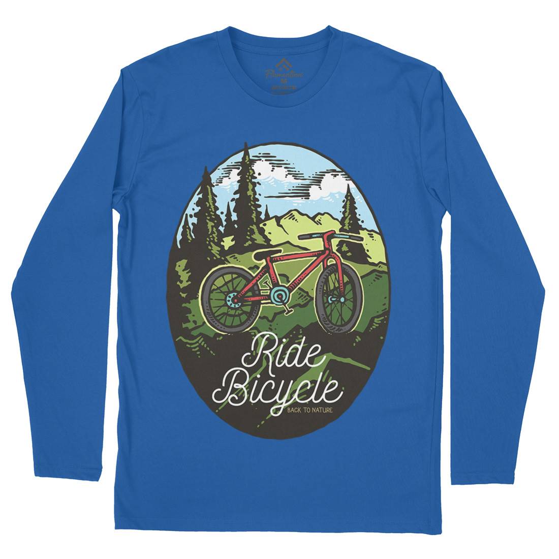 Ride Bicycle Mens Long Sleeve T-Shirt Bikes C758