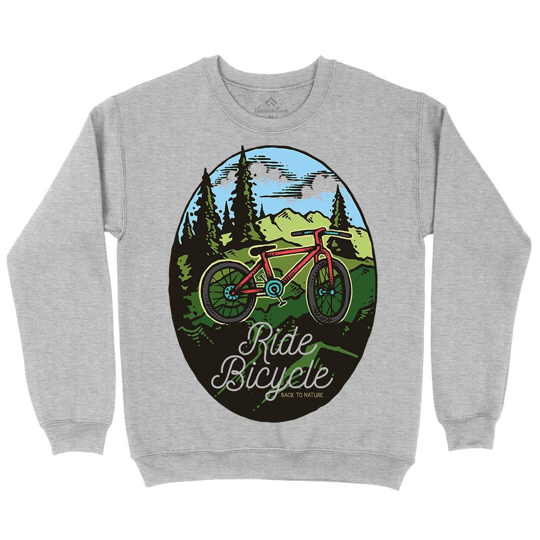 Ride Bicycle Kids Crew Neck Sweatshirt Bikes C758