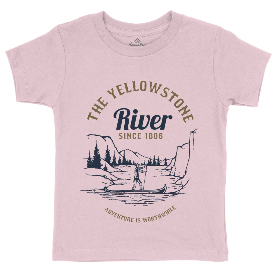 River Adventure Kids Crew Neck T-Shirt Nature C759