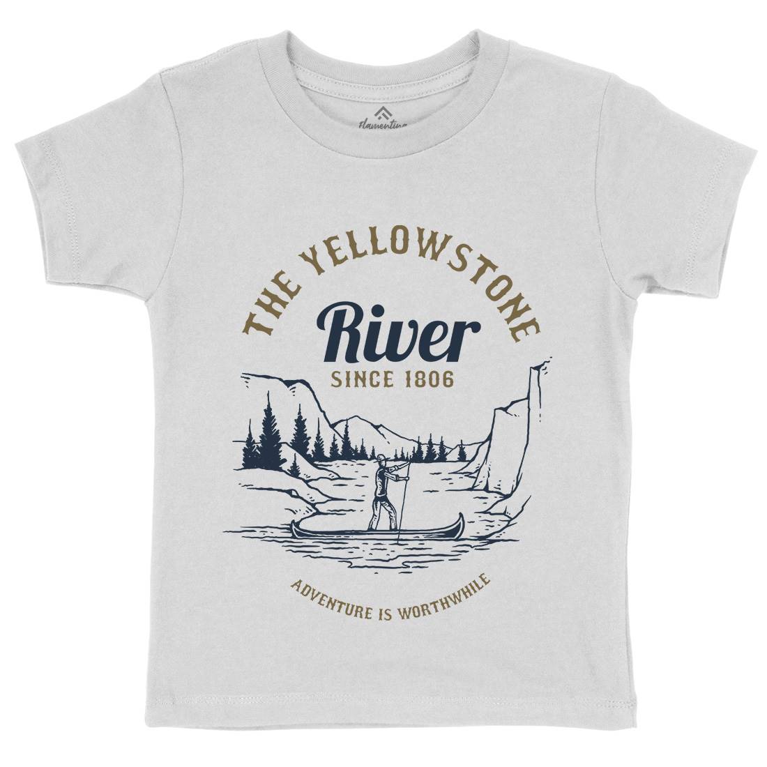 River Adventure Kids Crew Neck T-Shirt Nature C759