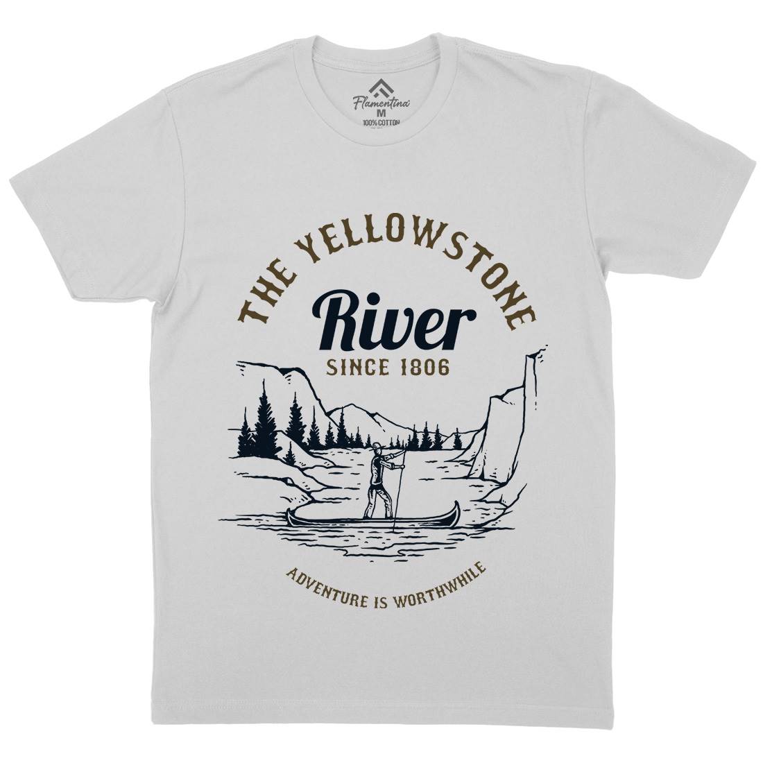 River Adventure Mens Crew Neck T-Shirt Nature C759