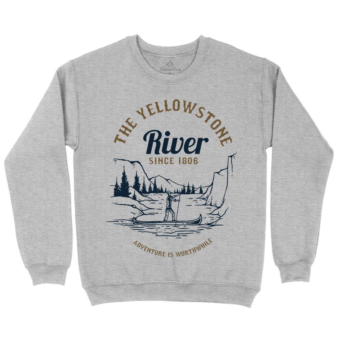 River Adventure Mens Crew Neck Sweatshirt Nature C759