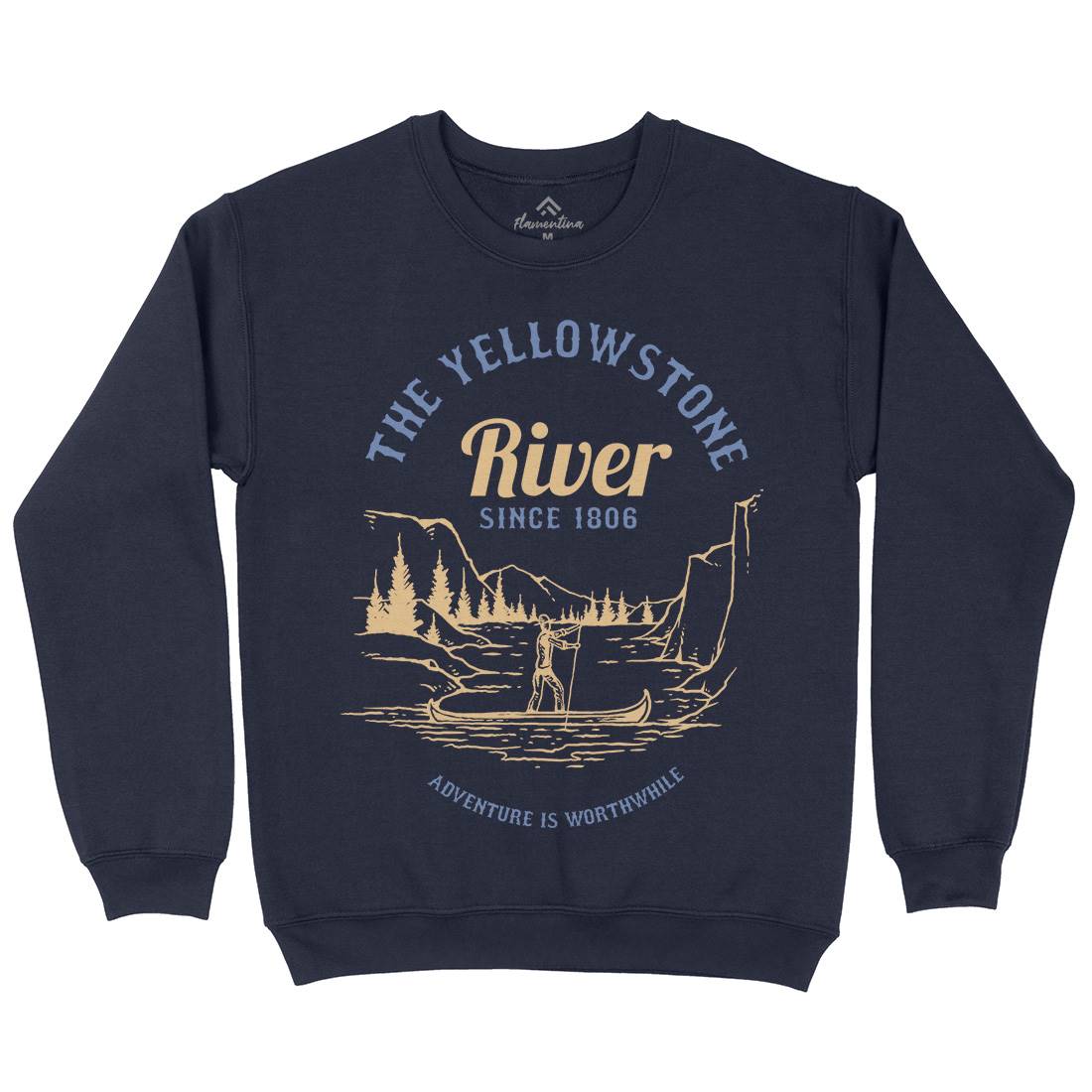 River Adventure Kids Crew Neck Sweatshirt Nature C759