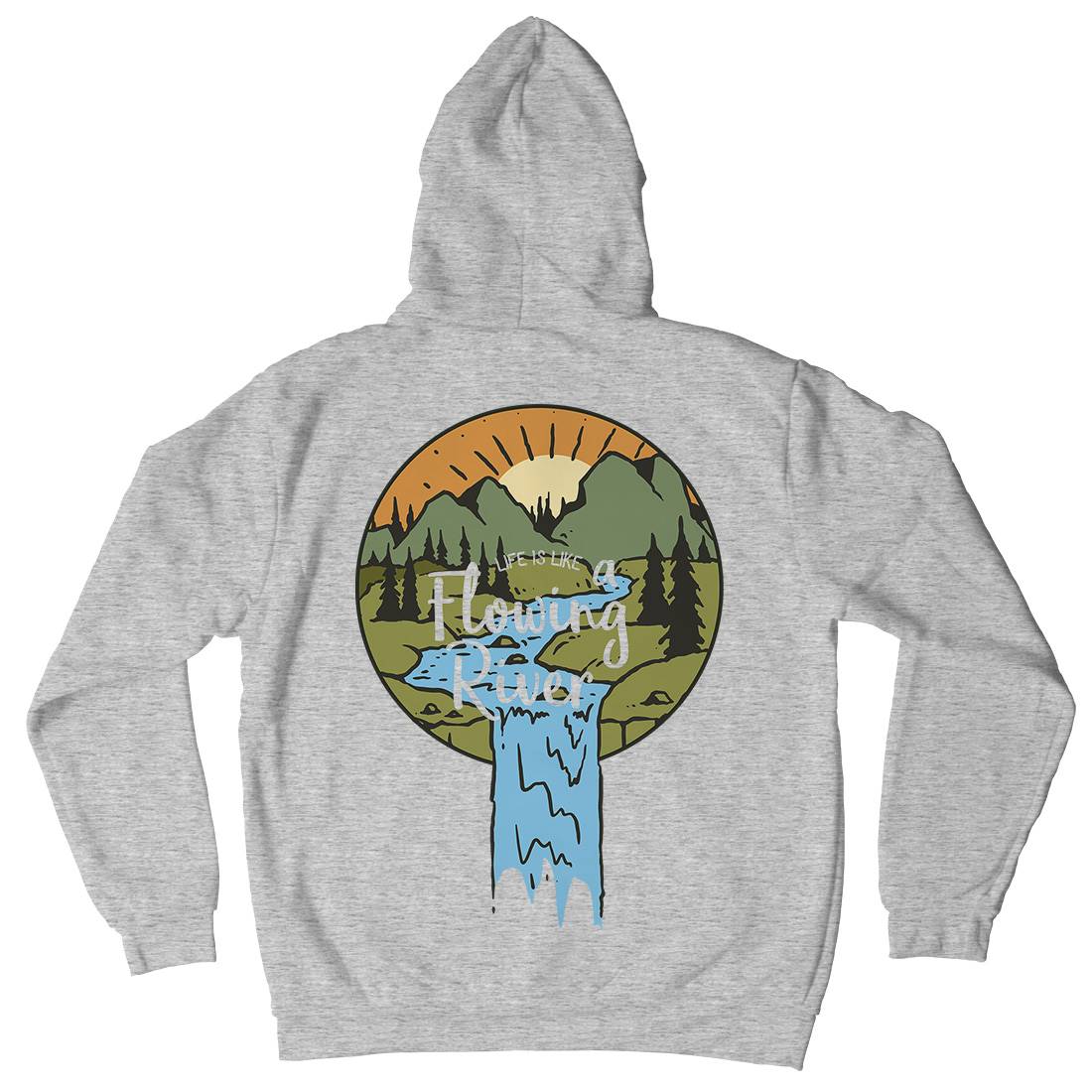 River Valley Mens Hoodie With Pocket Nature C761