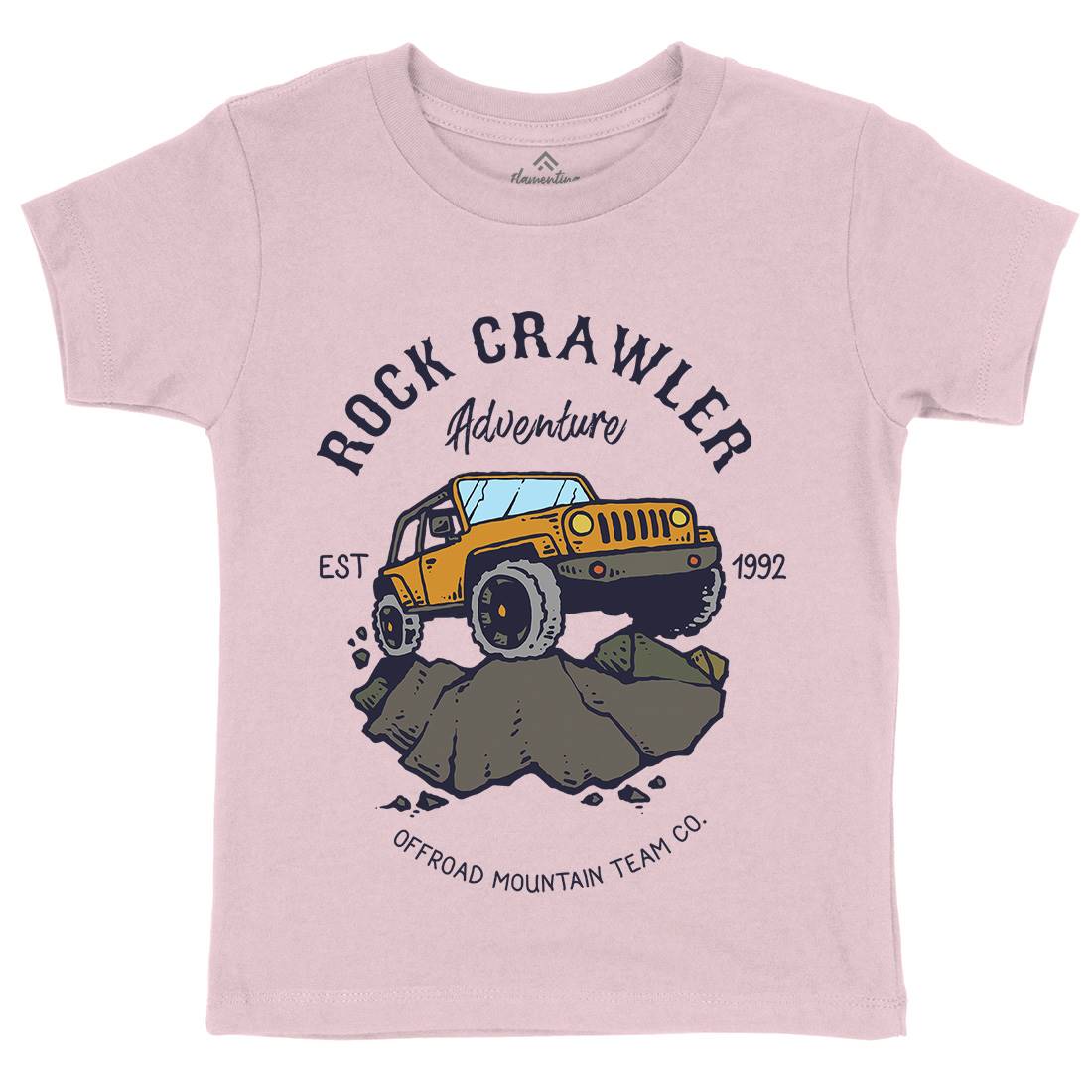 Rock Crawler Adventure Kids Crew Neck T-Shirt Cars C763