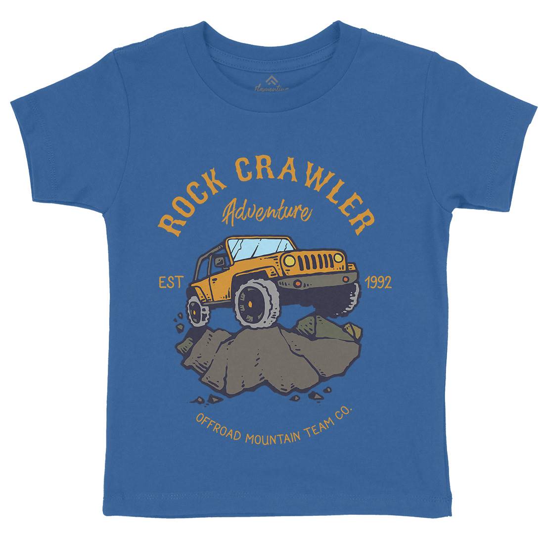 Rock Crawler Adventure Kids Crew Neck T-Shirt Cars C763