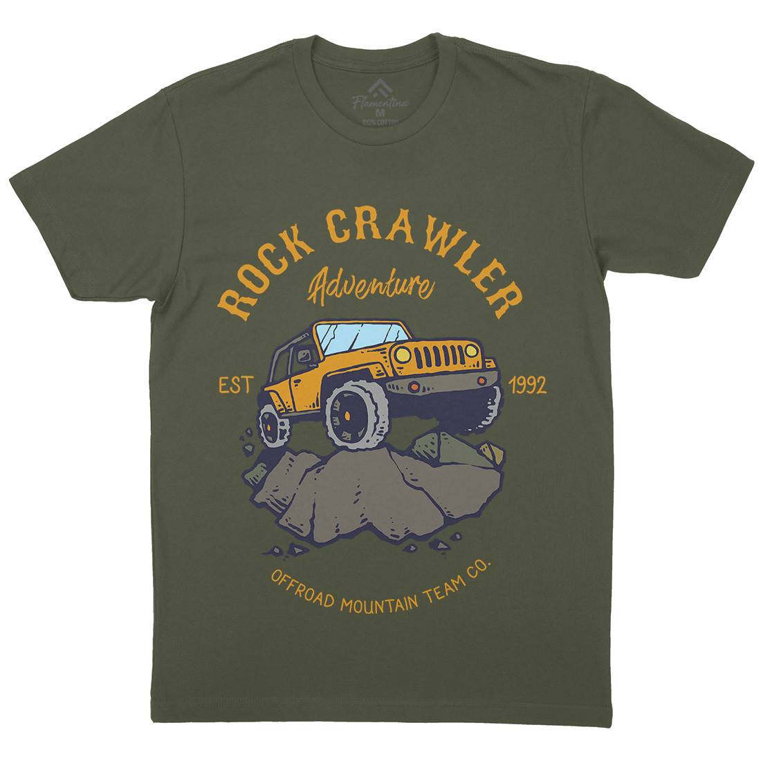 Rock Crawler Adventure Mens Crew Neck T-Shirt Cars C763
