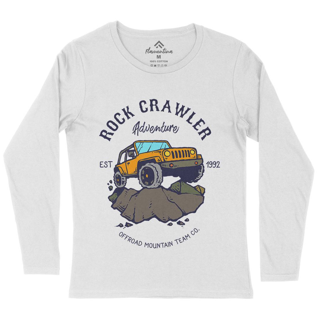 Rock Crawler Adventure Womens Long Sleeve T-Shirt Cars C763