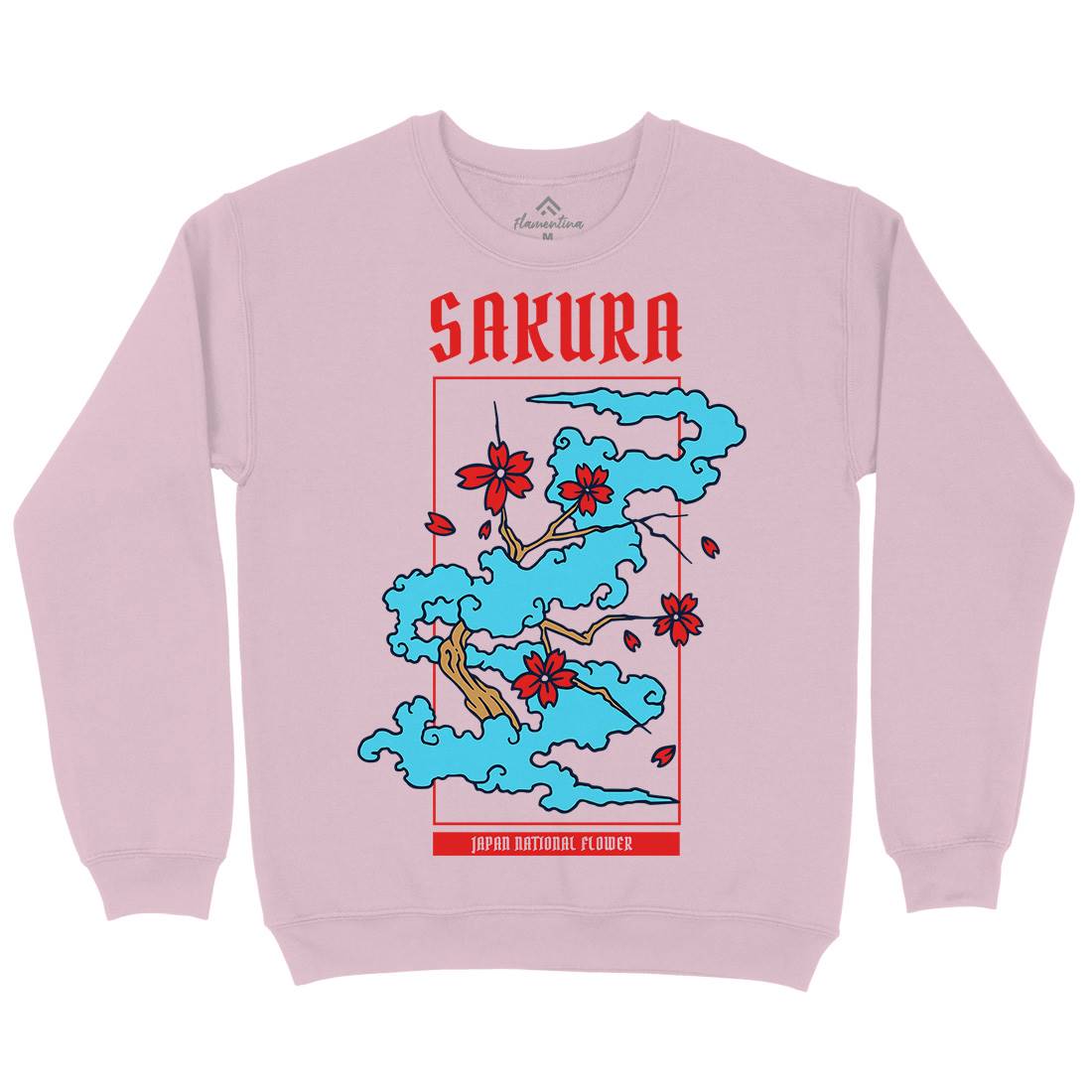 Sakura Kids Crew Neck Sweatshirt Asian C766