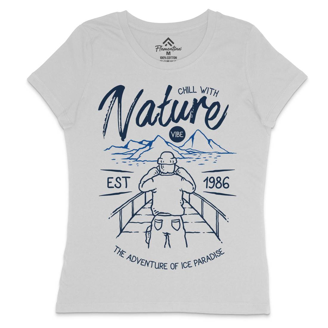 Searching Womens Crew Neck T-Shirt Nature C769