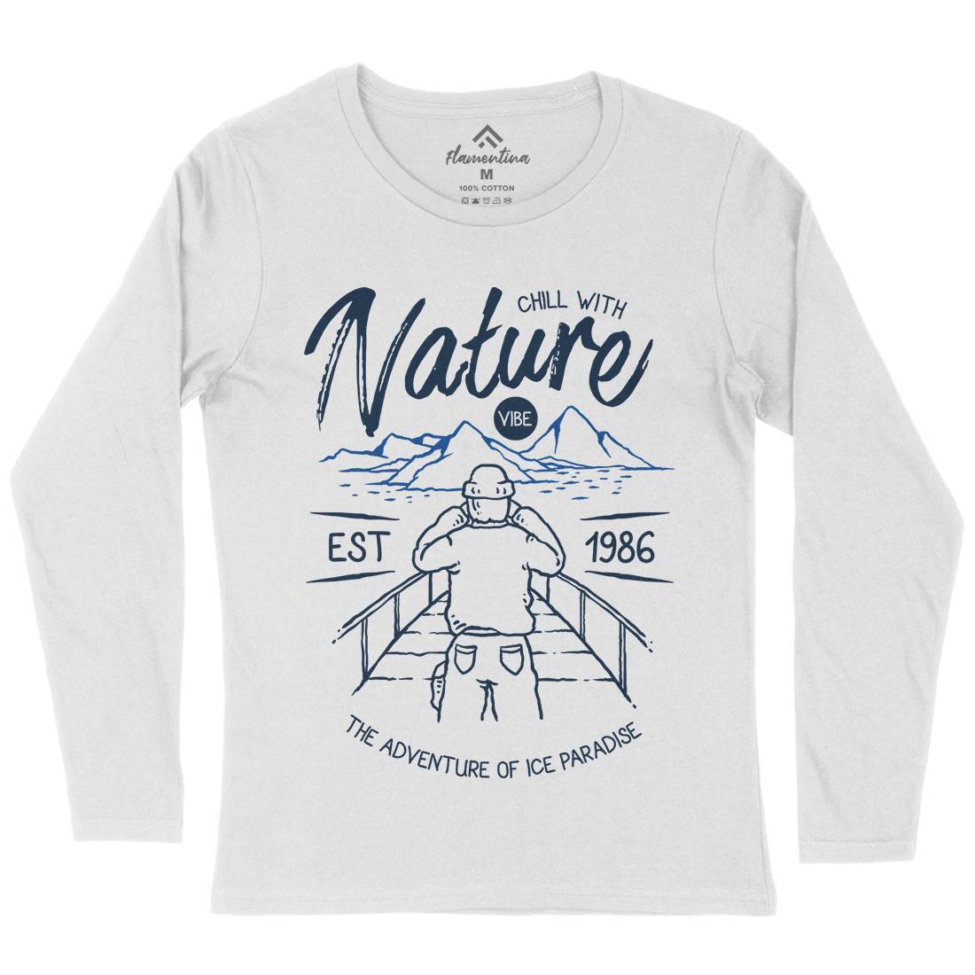 Searching Womens Long Sleeve T-Shirt Nature C769