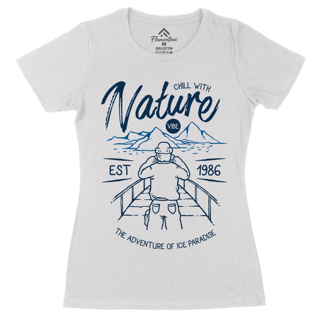 Searching Womens Organic Crew Neck T-Shirt Nature C769