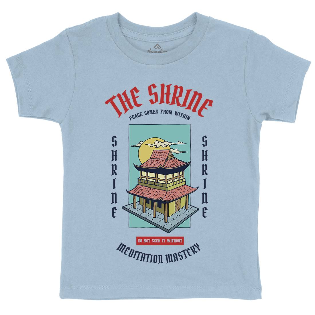 Shrine Kids Crew Neck T-Shirt Asian C772