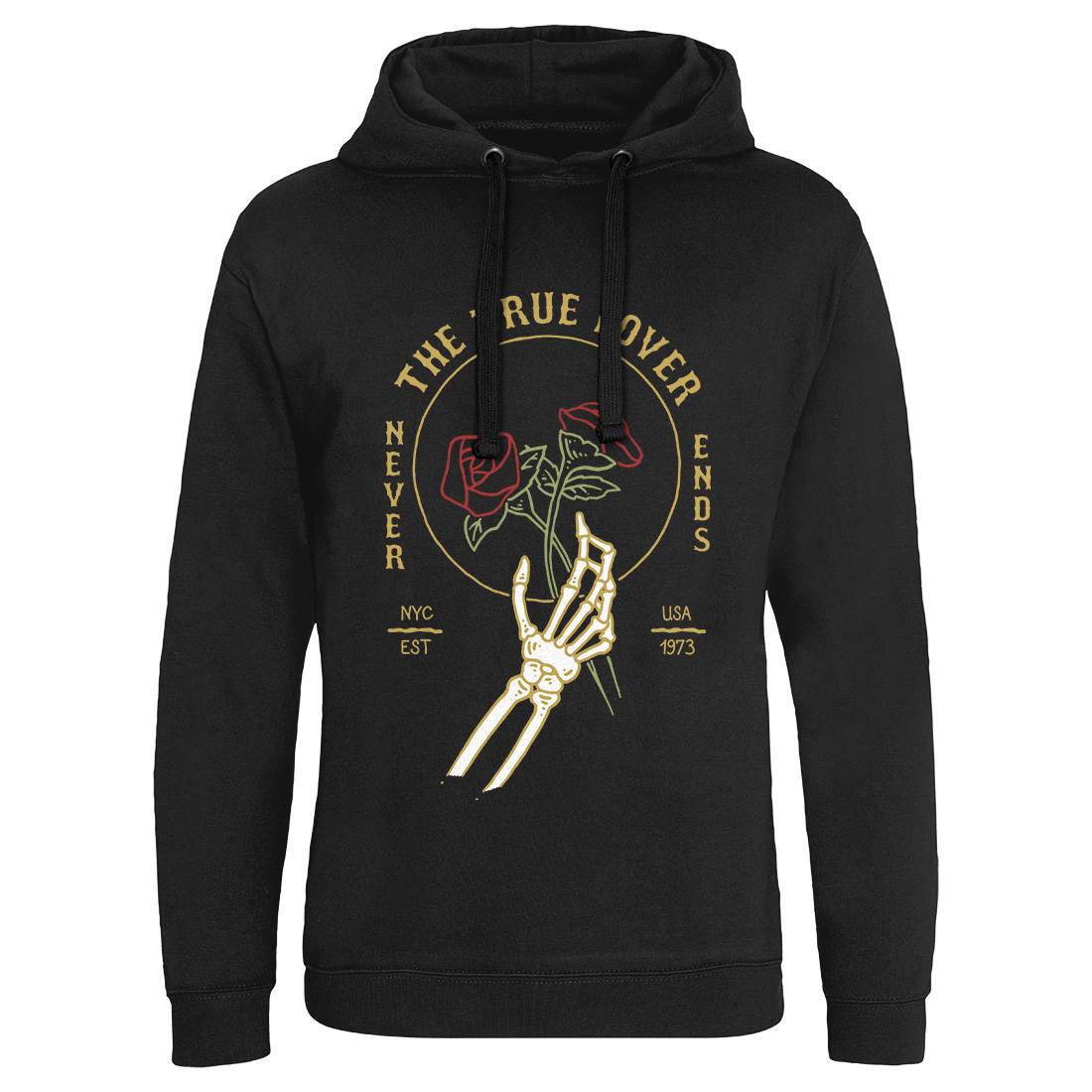 Skull Hand Mens Hoodie Without Pocket Retro C774