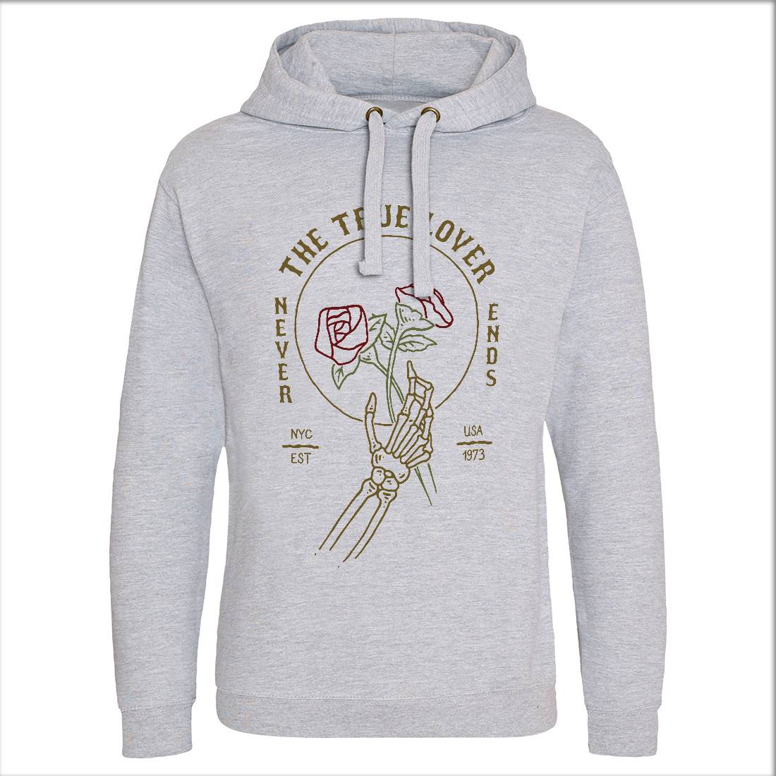 Skull Hand Mens Hoodie Without Pocket Retro C774